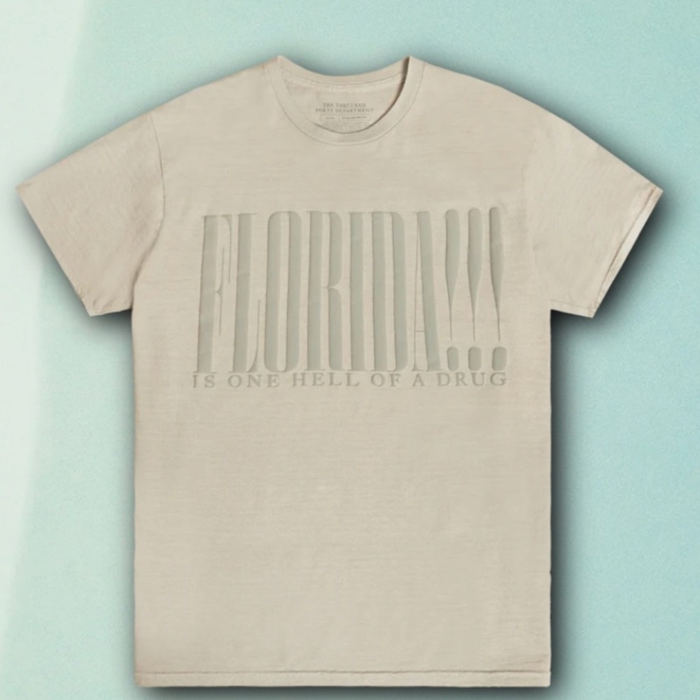 Taylor Swift The Tortured Poets Department "Florida!!!" T-Shirt Sz XS Trendy